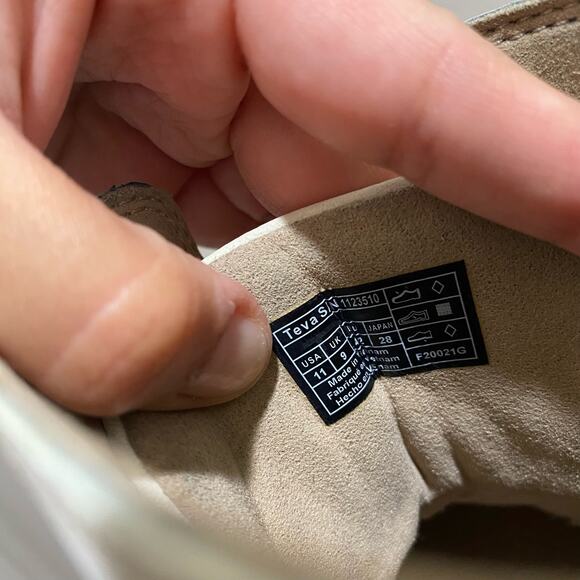 Teva Midform Lace up Boot in White Swan sz US 11 - Picture 8 of 11